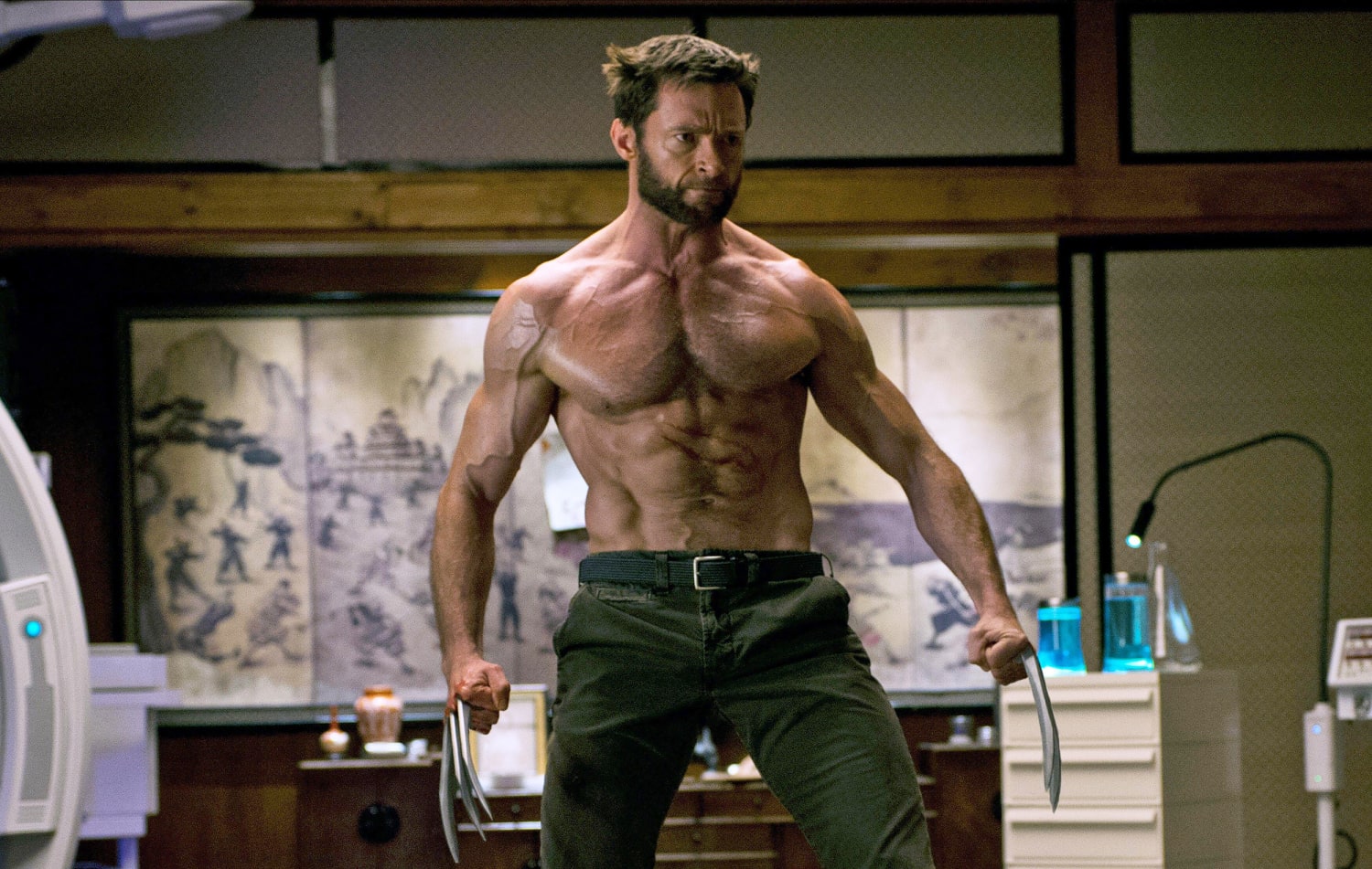 Hugh Jackman Shows How He's 'Bulking' Up to Play Wolverine in 'Deadpool 3