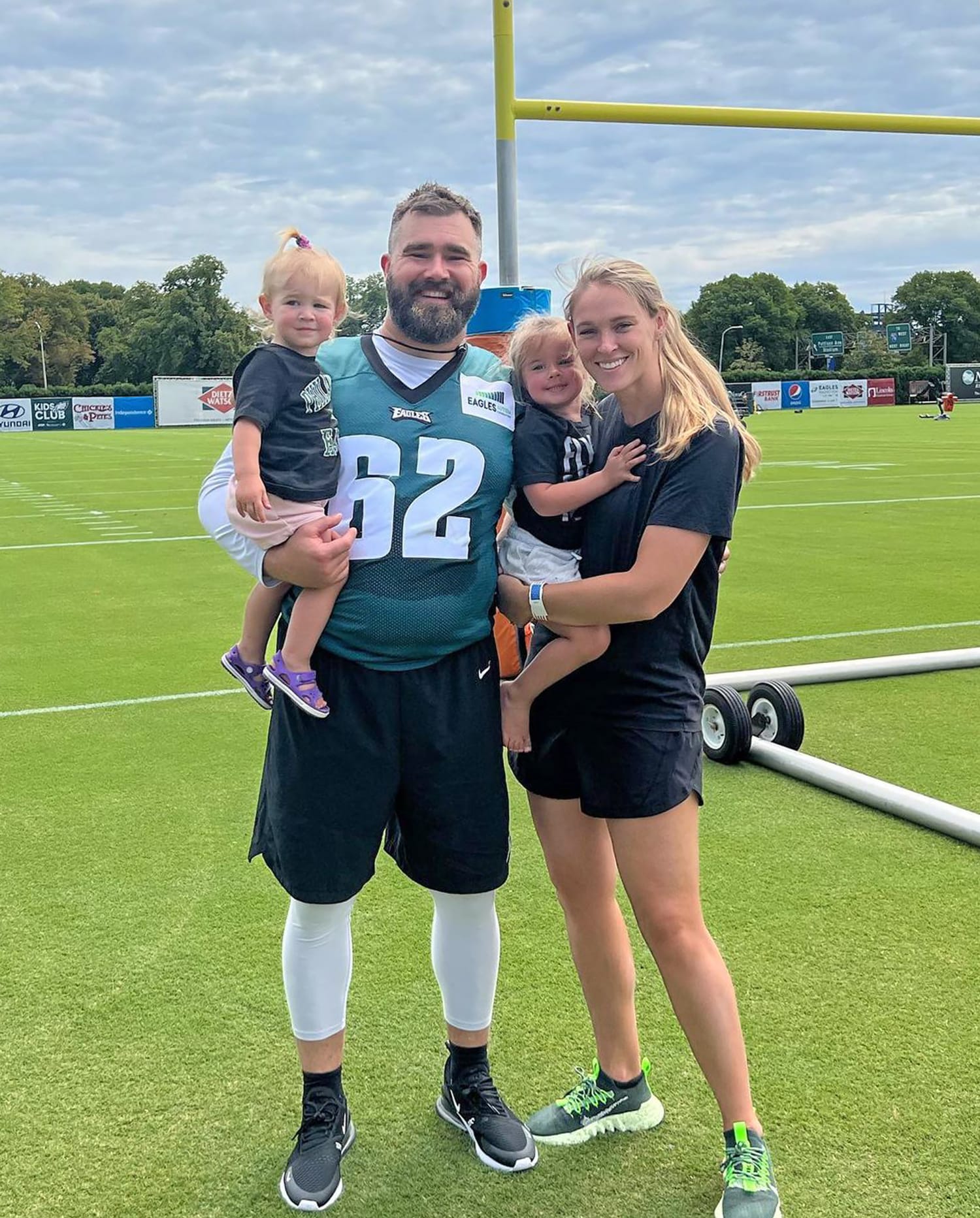 Jason Kelce's Wife Kylie Goes Viral for TikTok Video With Their Daughter