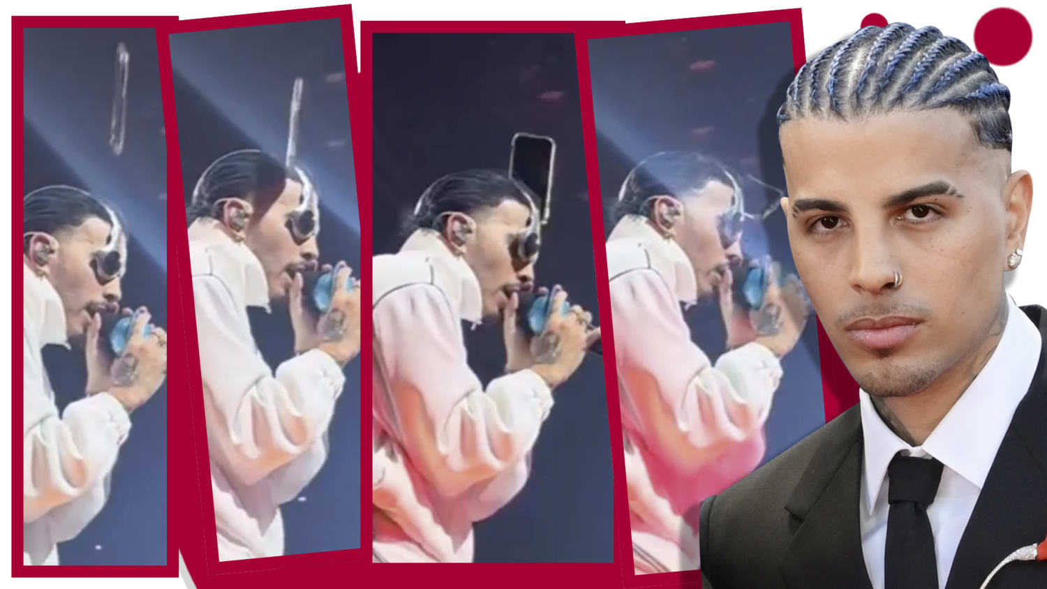 La polémica reacción de Rauw Alejandro después de que le lancen un móvil a  la cabeza - Música - MegaStarFM