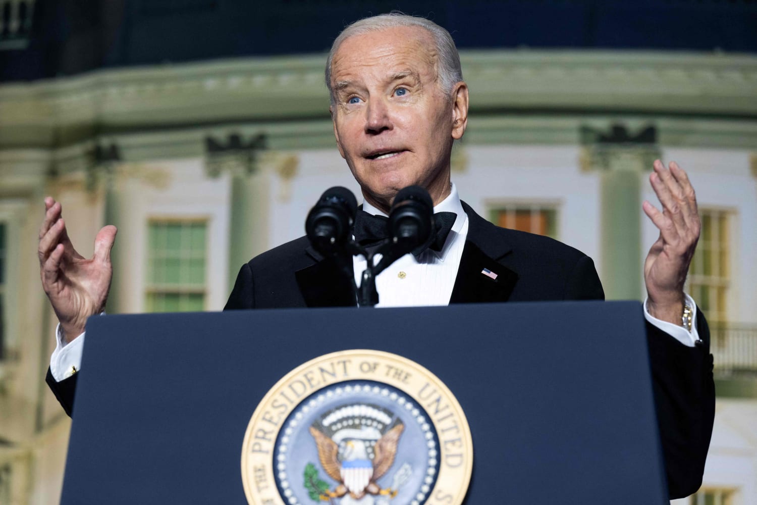 At White House correspondents' dinner, Biden vows to fight for Americans detained overseas