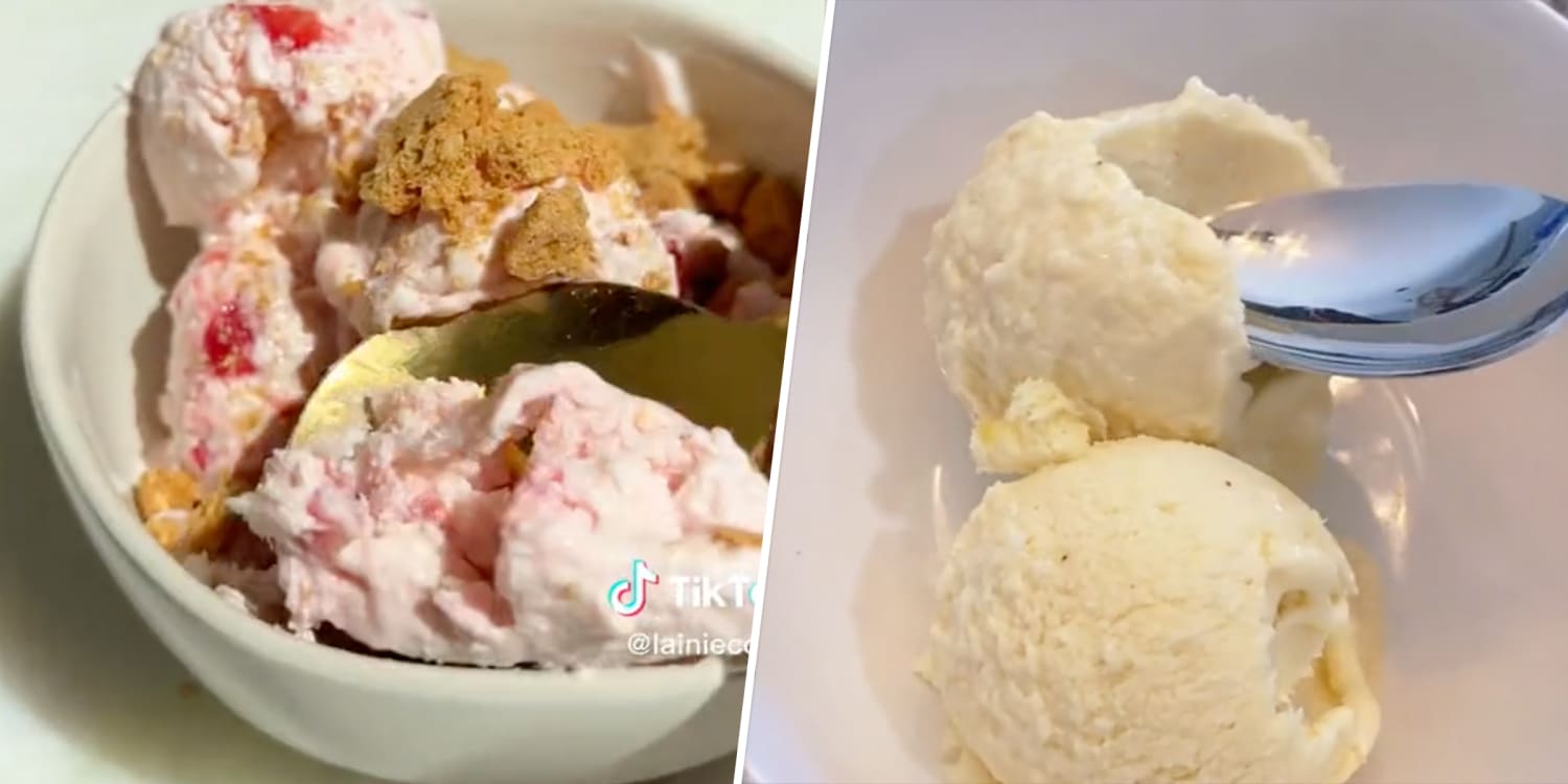 Quick Berry Medley Ice Cream Recipe - Desserts - Little Miss Momma