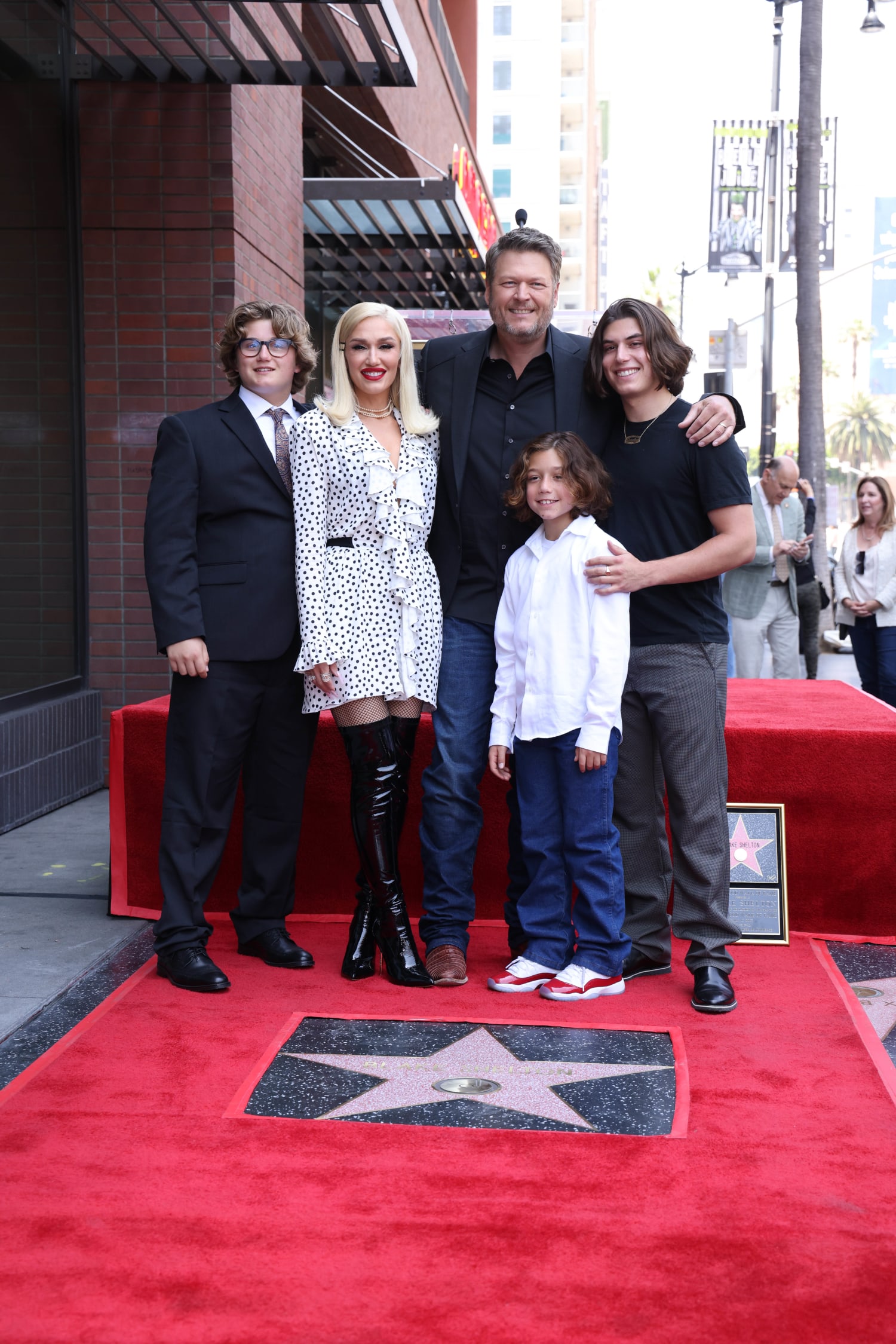 Gwen Stefani and Sons Make Public Appearance With Stepdad Blake Shelton