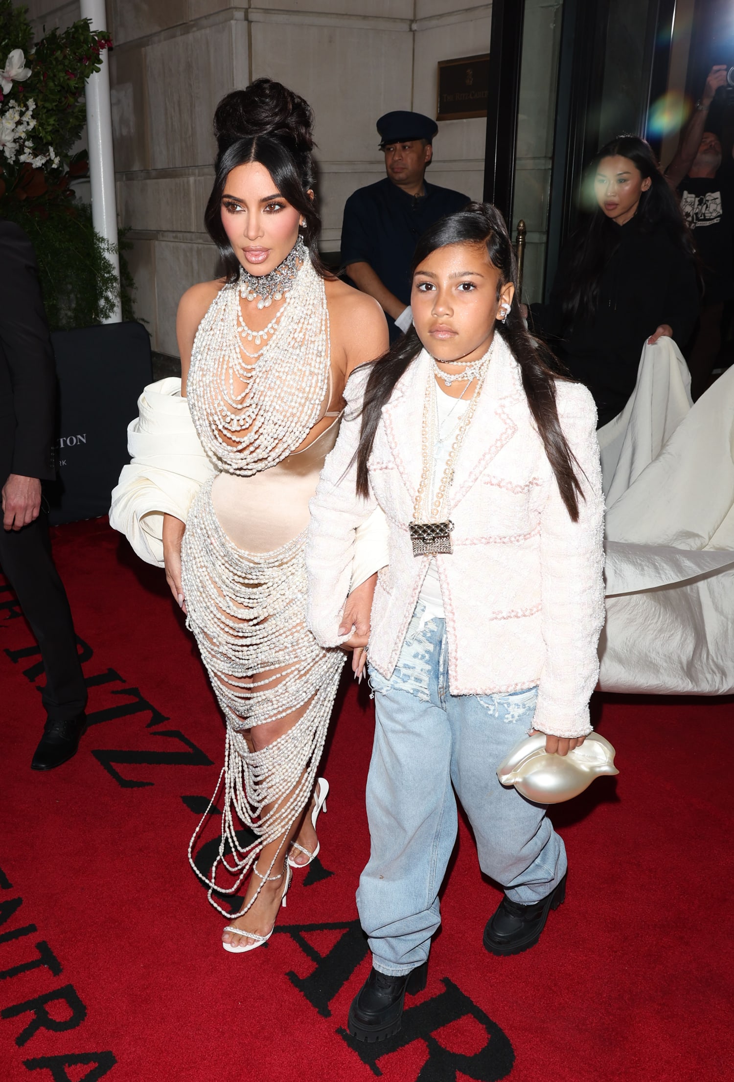 Kim Kardashian's Daughter Saved Her Met Gala Dress When It Started Losing  Pearls