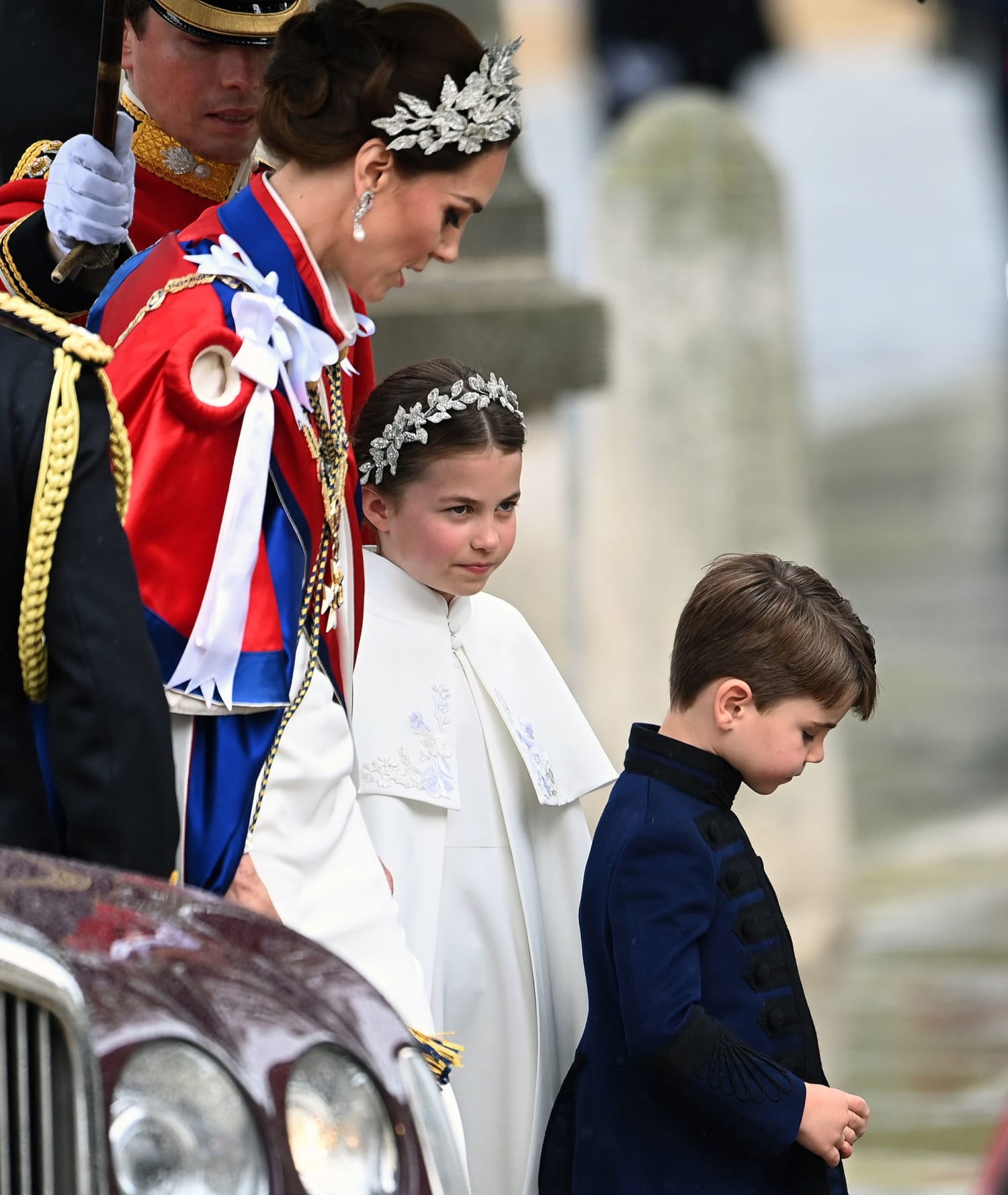 Kate Middleton And Princess Charlotte Wear Matching Headpieces At Coronation