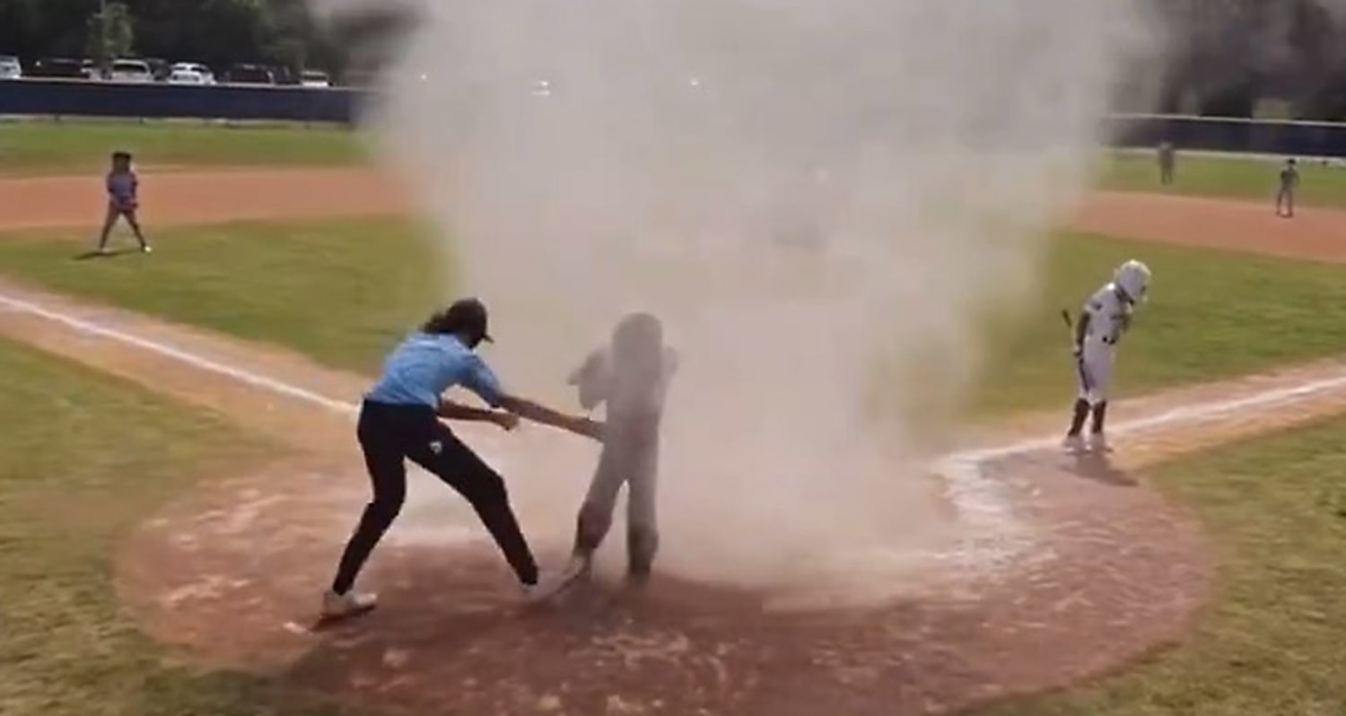 A 7-Year-Old Baseball Umpire!