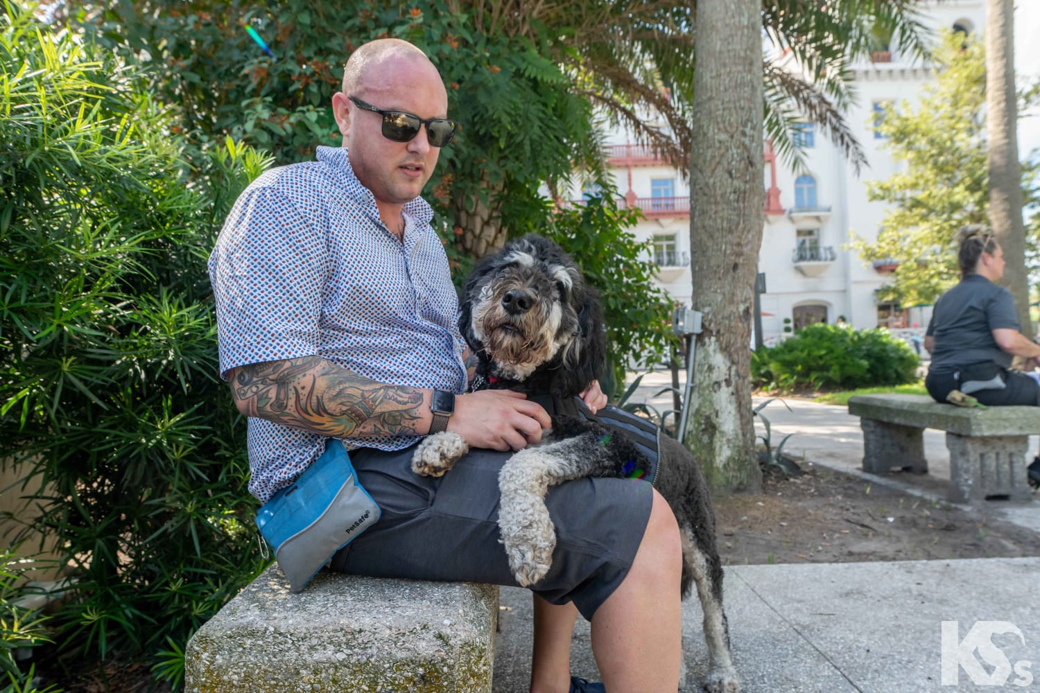 How a veteran with PTSD found a life-saving dog, love for Astros