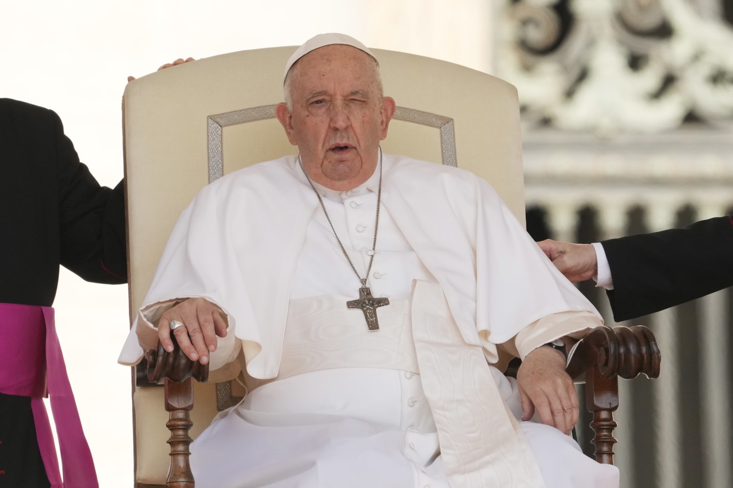 Pope in ‘good general condition’ after surgery to remove intestinal scar tissue, repair hernia