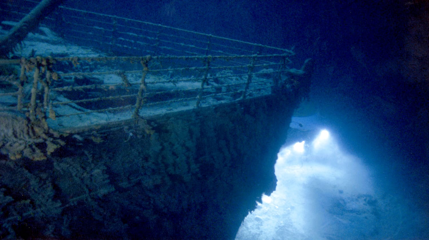 real pictures of the sunken titanic