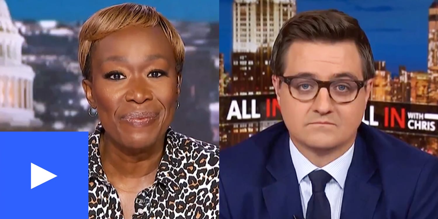 Joy Reid and Chris Hayes