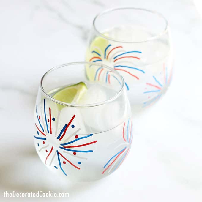 Cute Wine Glasses 4th of July Graphic by Goodtimeartsy · Creative Fabrica