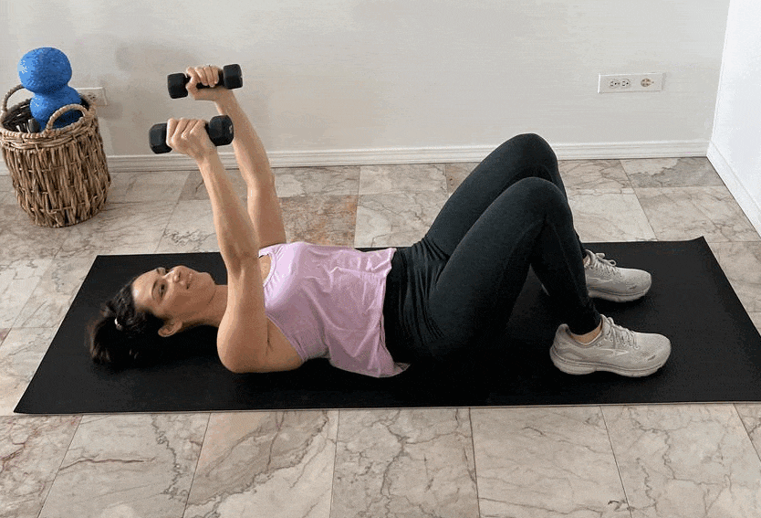 dumbbell triceps extension