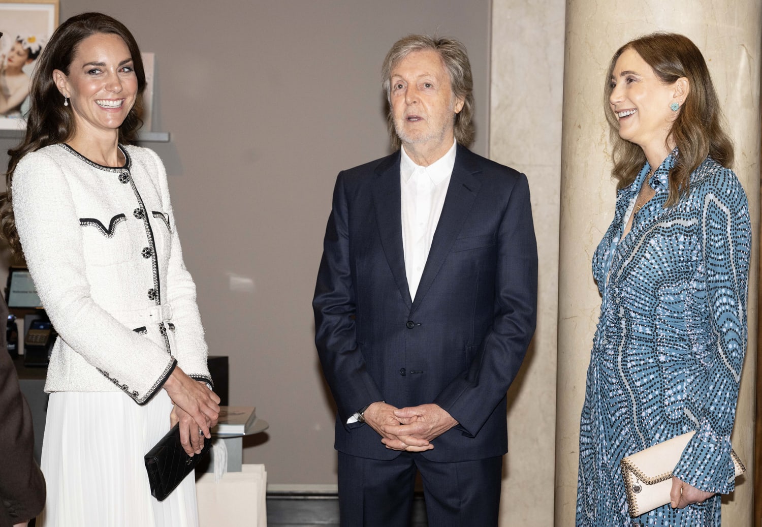 Kate Middleton And Paul McCartney Attend National Portrait Gallery