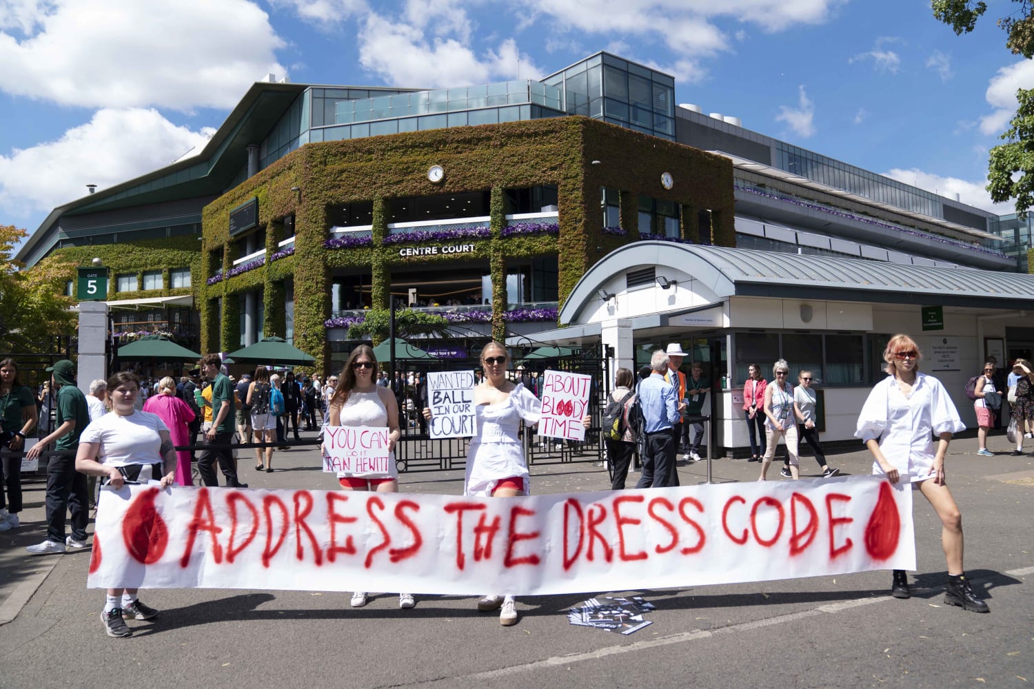 Women welcome change to all-white Wimbledon dress code in bid to