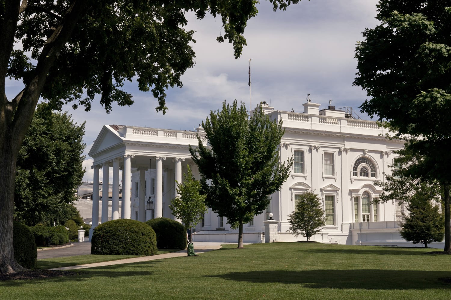 White House Fence Construction - The White House and President's Park (U.S.  National Park Service)