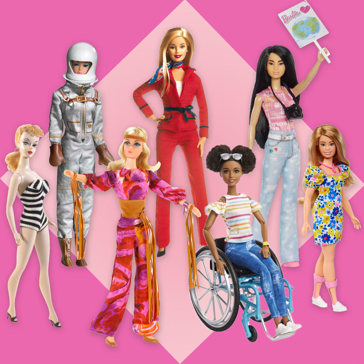 Types Barbies the Years
