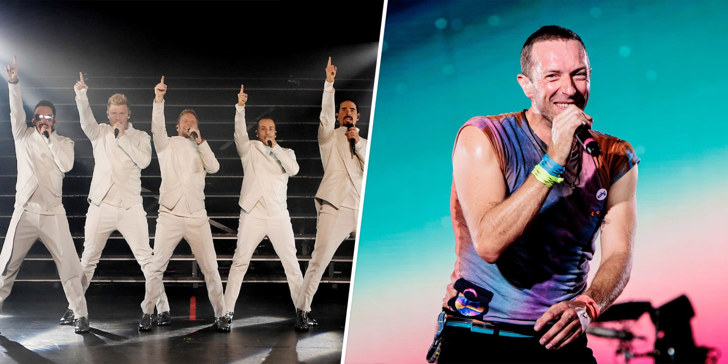 Coldplay 'honour' the Backstreet Boys with emotive cover