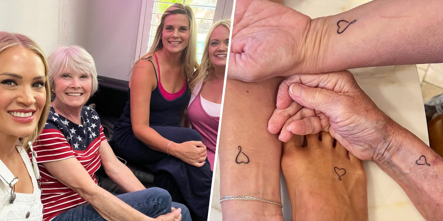 mom matching tattoos with 3 daughters and one granddaugtherTikTok Search