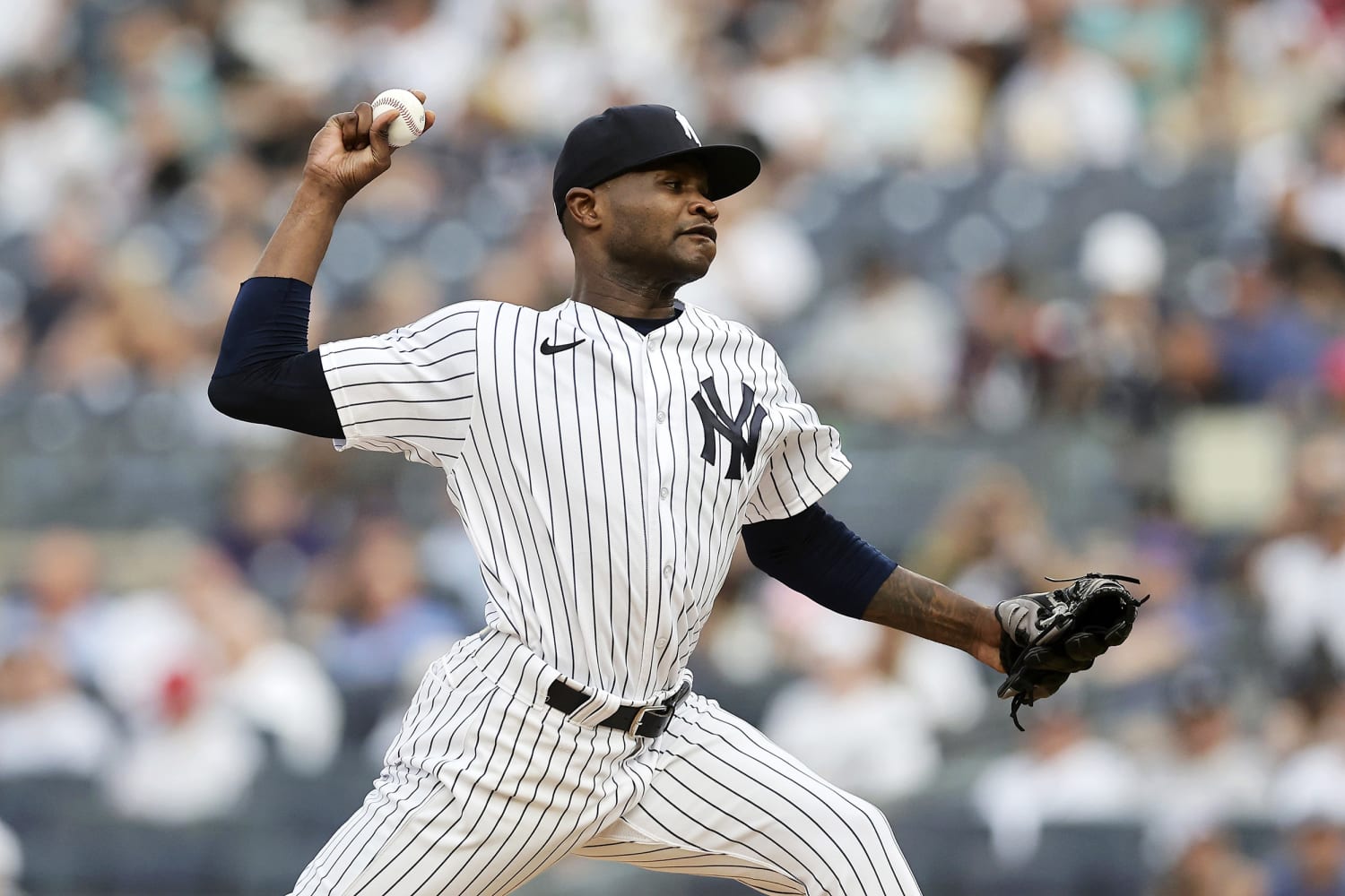 Weeks after throwing perfect game, Yankee pitcher Domingo Germán