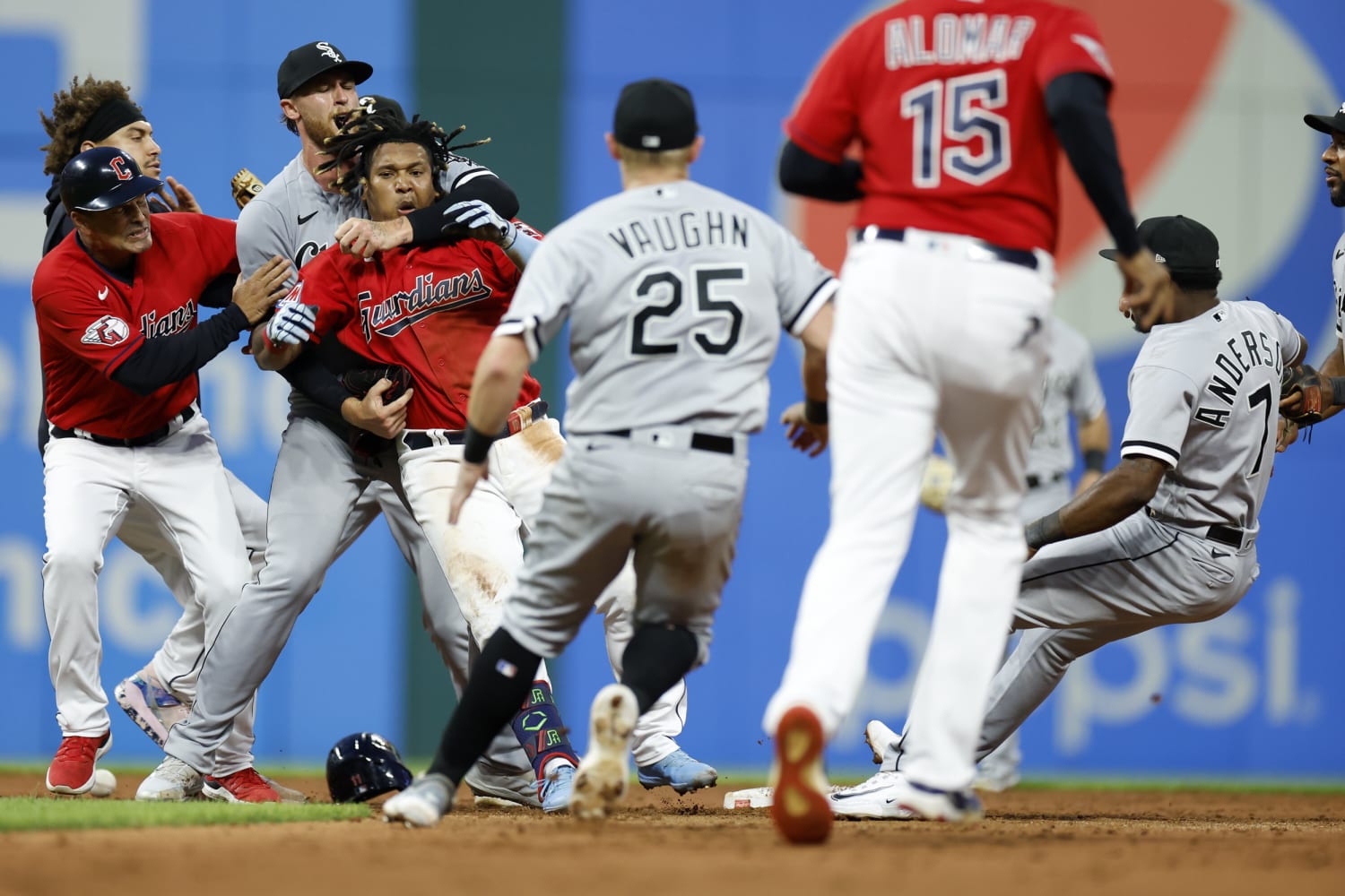 Chicago White Soxs Tim Anderson to miss 6 games, Cleveland Guardians José Ramírez out 3 for bench-clearing brawl