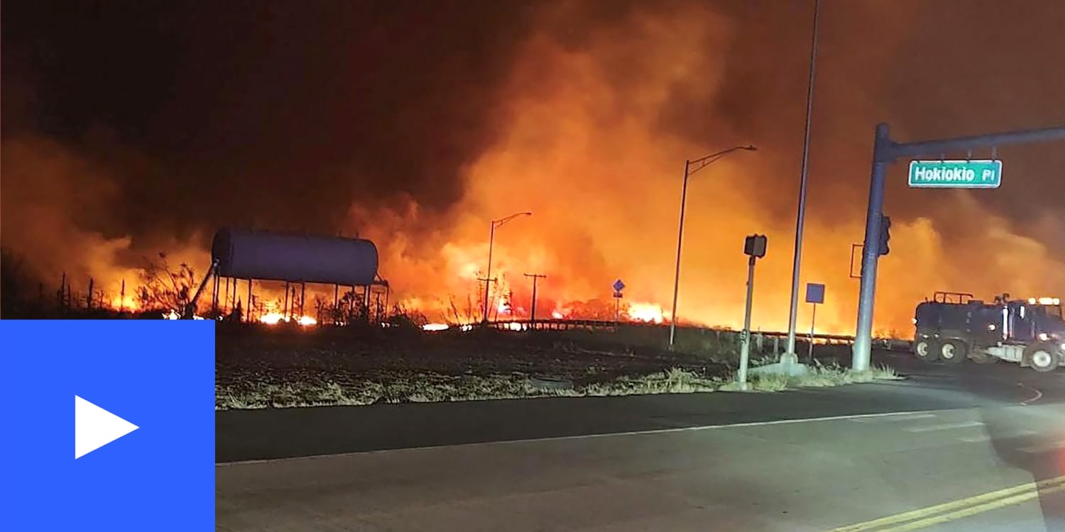 Photo of Maui wildfire