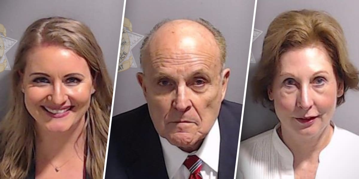 Rudy Giuliani, Sidney Powell and Jenna Ellis surrender in Georgia election probe