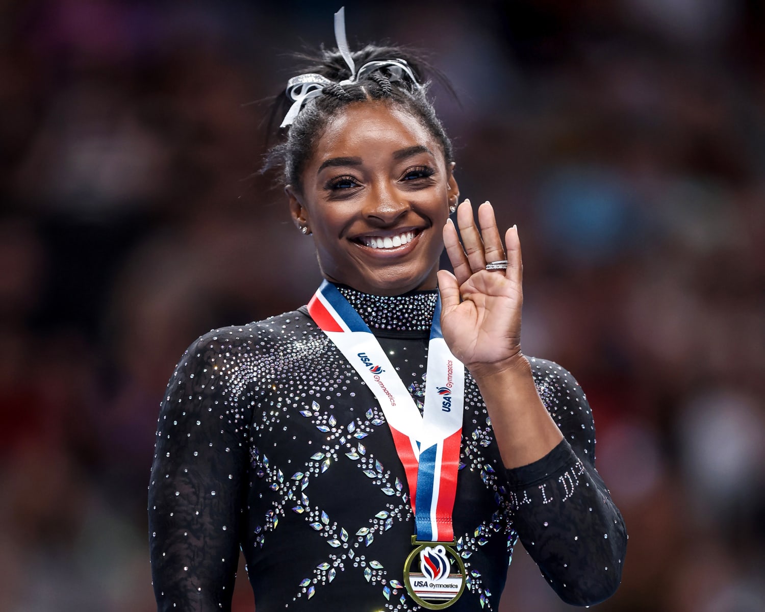 Simone Biles wins record 8th US gymnastics title, a decade after