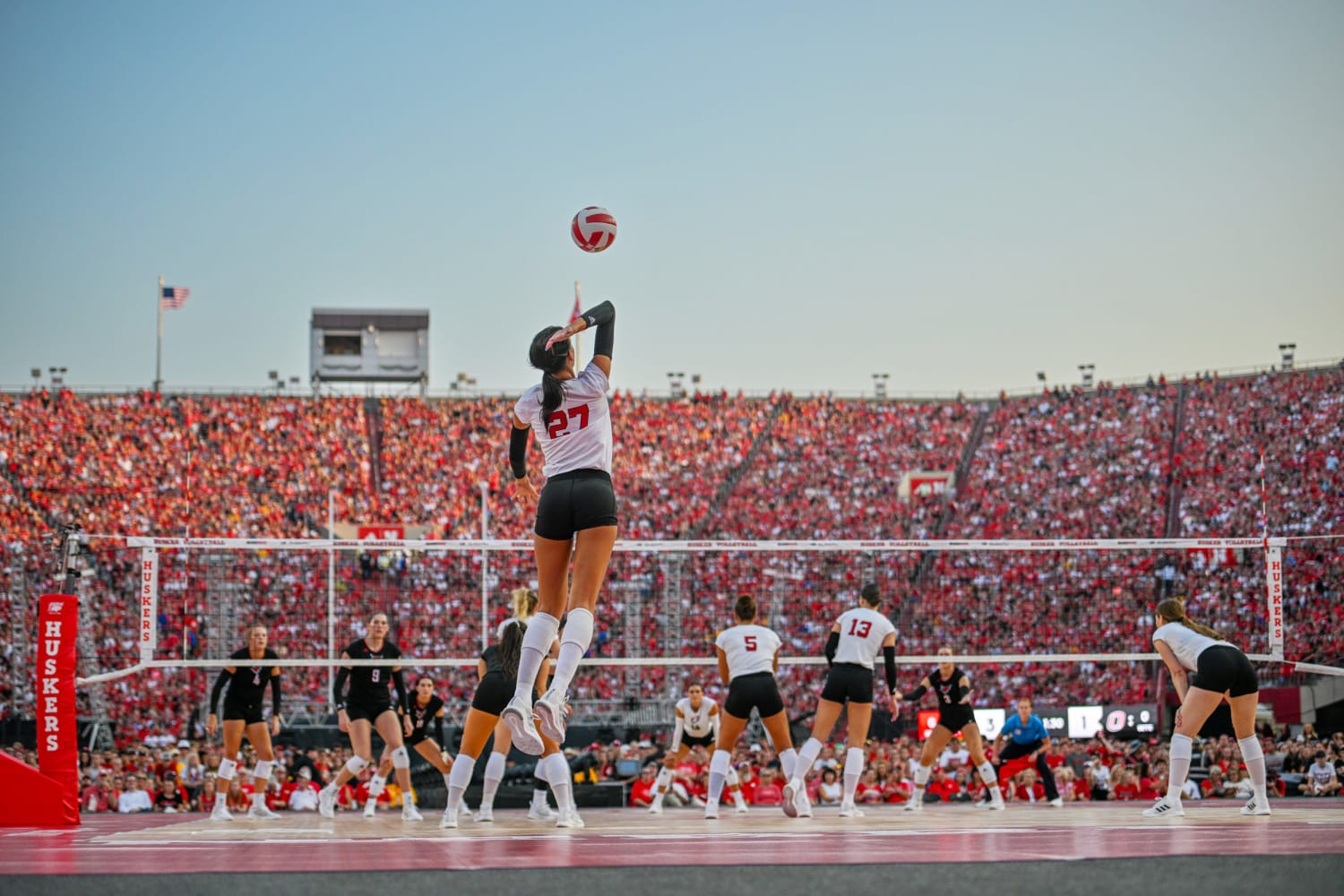 Nebraska volleyball breaks world record for womens sports attendance