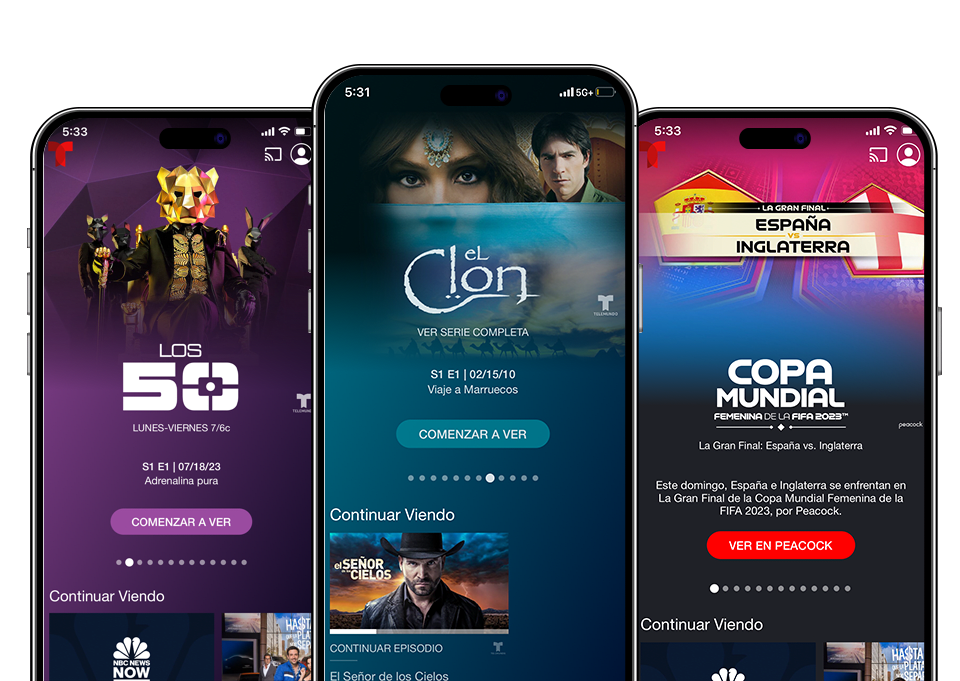 Telemundo App: Tu streaming app para series, novelas, TV en vivo