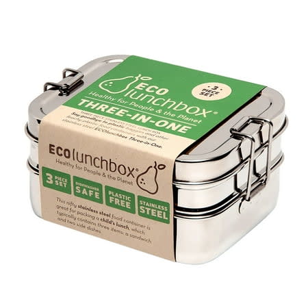 Classic Metal Lunch Box, 10 oz, Stainless Steel