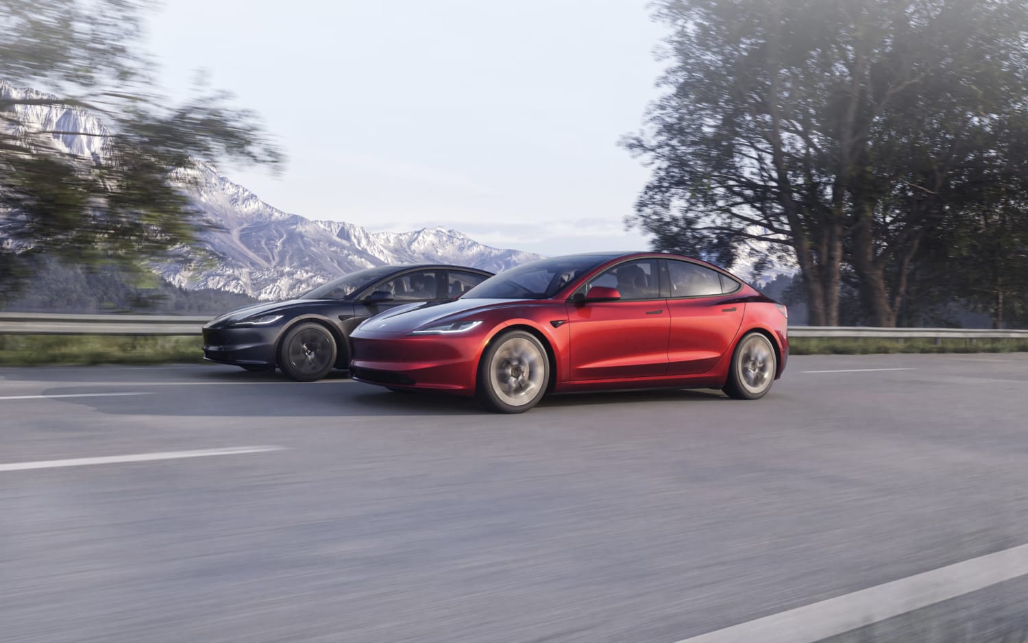 2024 Tesla Model 3 'Project Highland' Filmed Testing