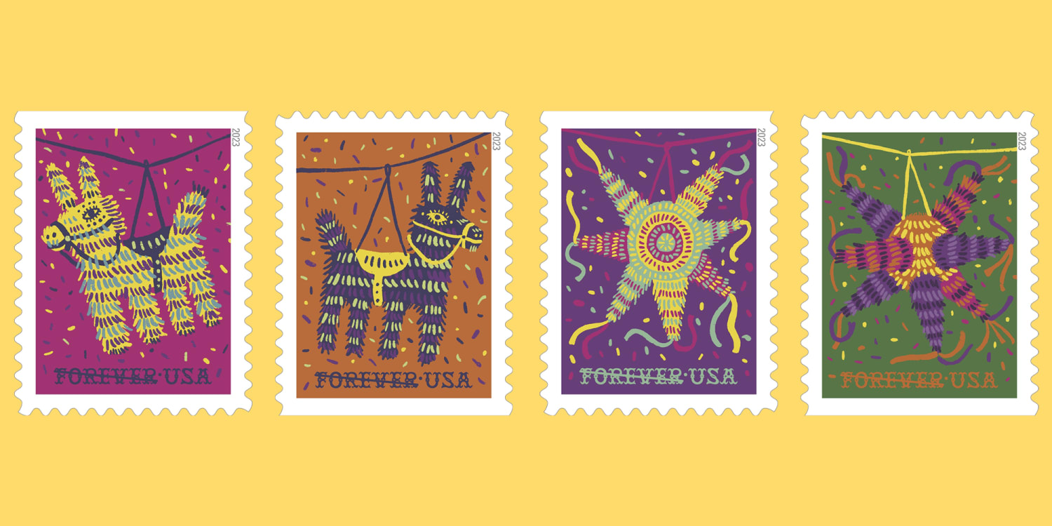USPS unveils new stamps featuring an iconic Hispanic symbol of celebration