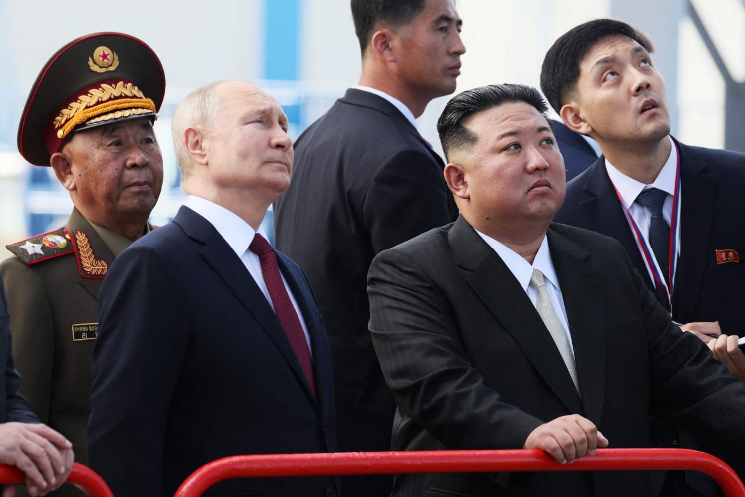 Kim Jong-un en Poetin ontmoeten elkaar voor wapenbesprekingen in een Russische ruimtehaven
