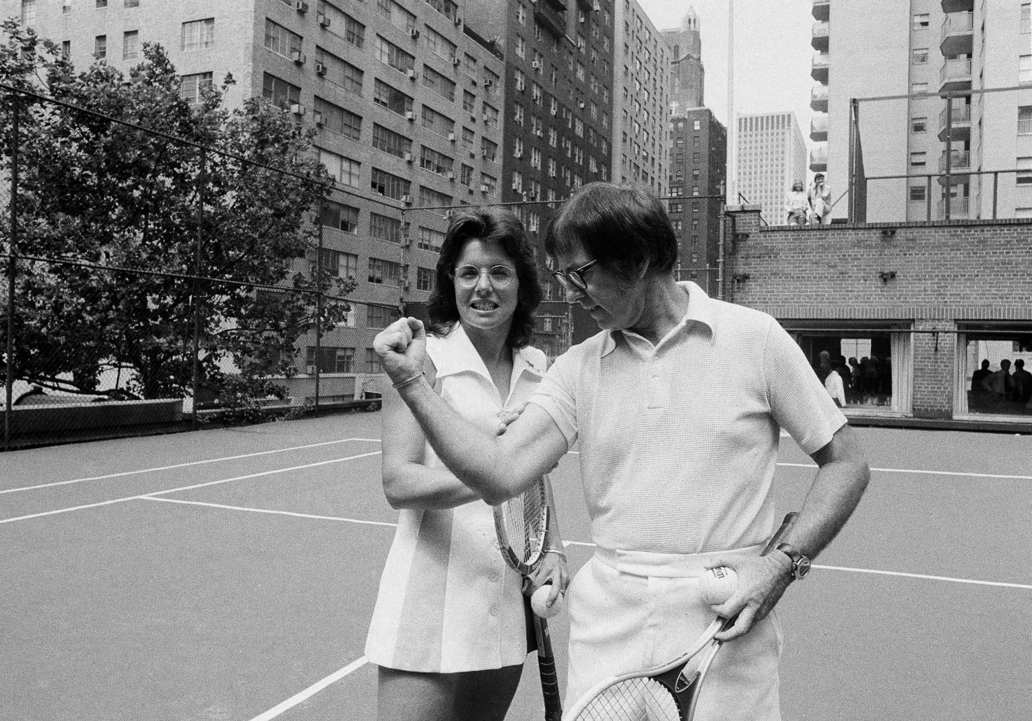 Battle of the Sexes, Billie Jean King v Bobby Riggs by Louise