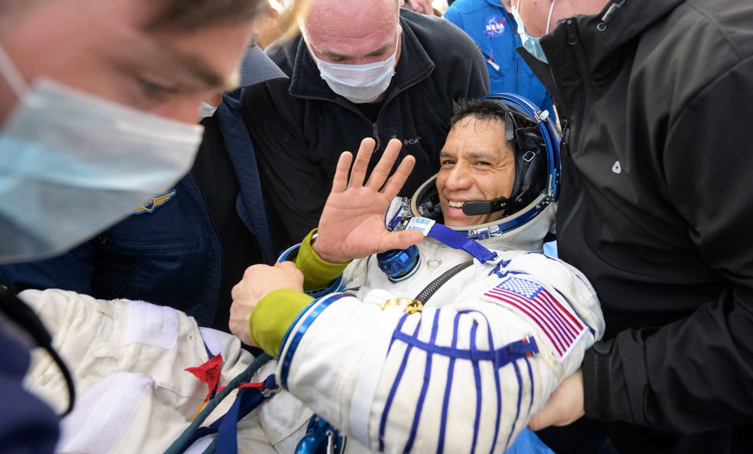 U.S. astronaut Rubio: 'good to Be home' in Kazakhstan