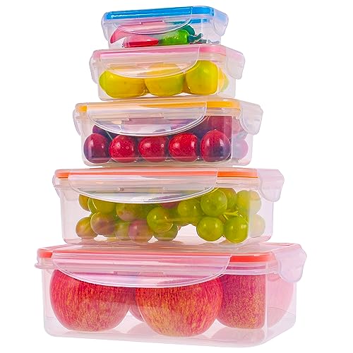 10 Packs Glass Meal Prep Containers with Lids, Glass Food Storage Containers  Set, Airtight Lunch Containers, Microwave, Oven, Freezer and Dishwasher  Friendly, Pink