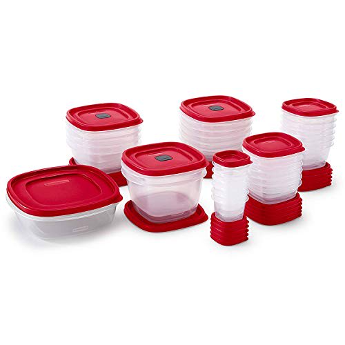 Rubbermaid Easy Find Lid Food Storage Container Set 60 Ct., Food Storage, Household