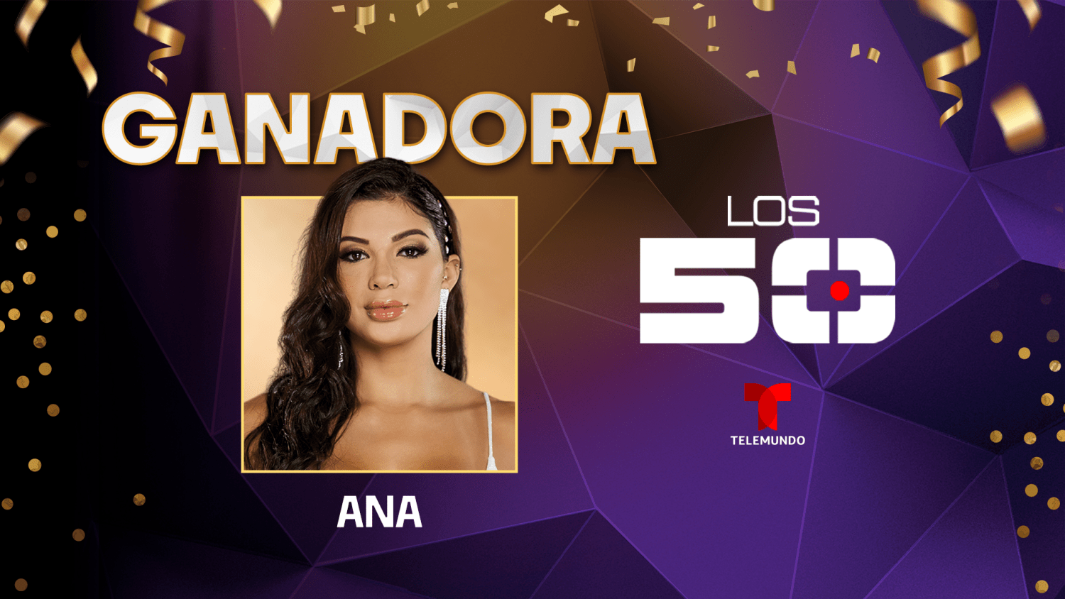 Ana Barra was crowned ‘Los 50’ winner at the finale on Telemundo, taking home $347,560.