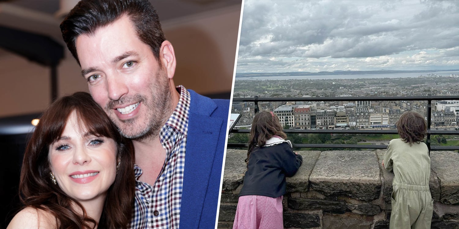 Zooey Deschanel and Jonathan Scott vacationed in Europe with her children: See photos