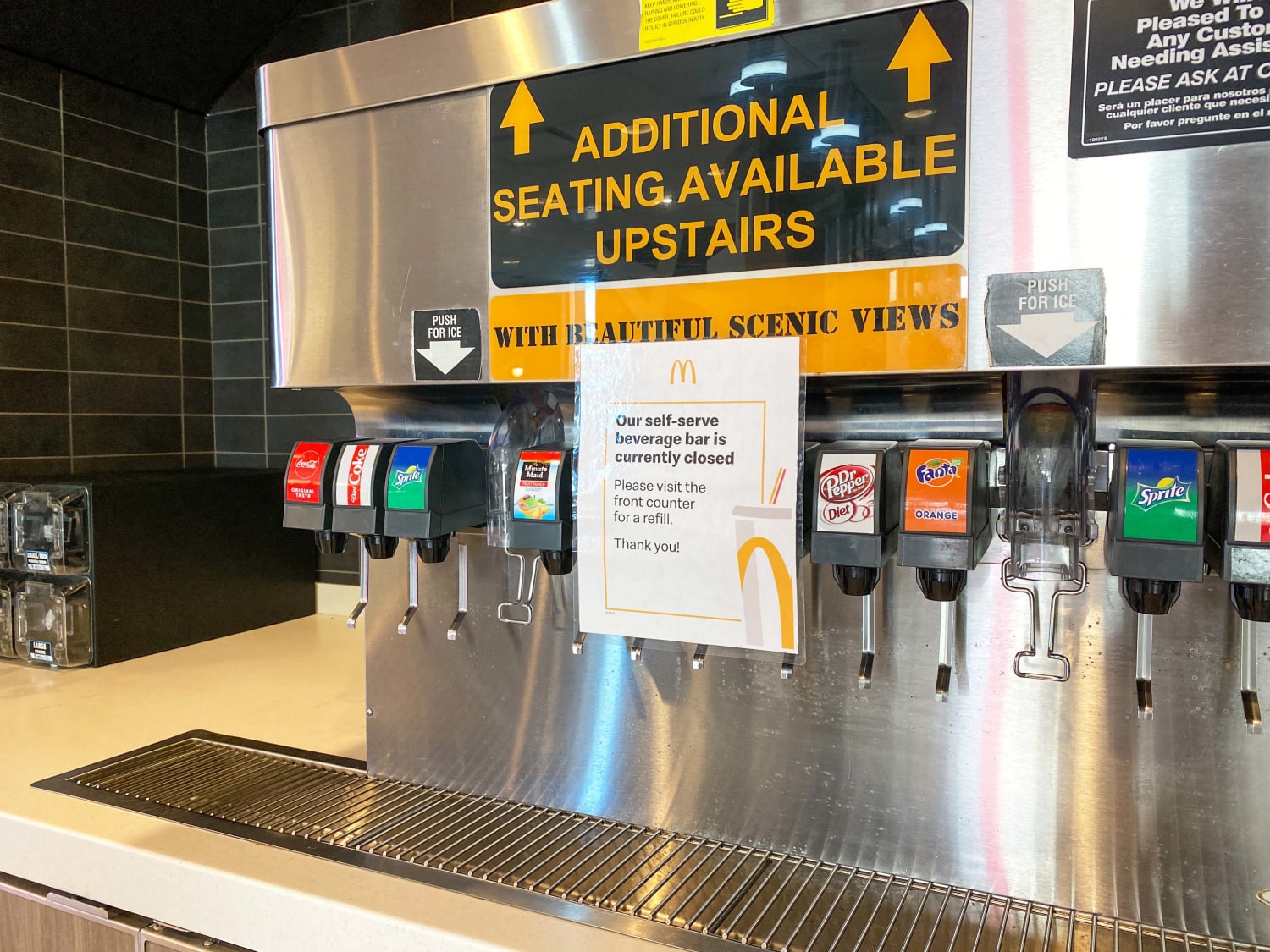 McDonald's is getting rid of self-serve soda machines