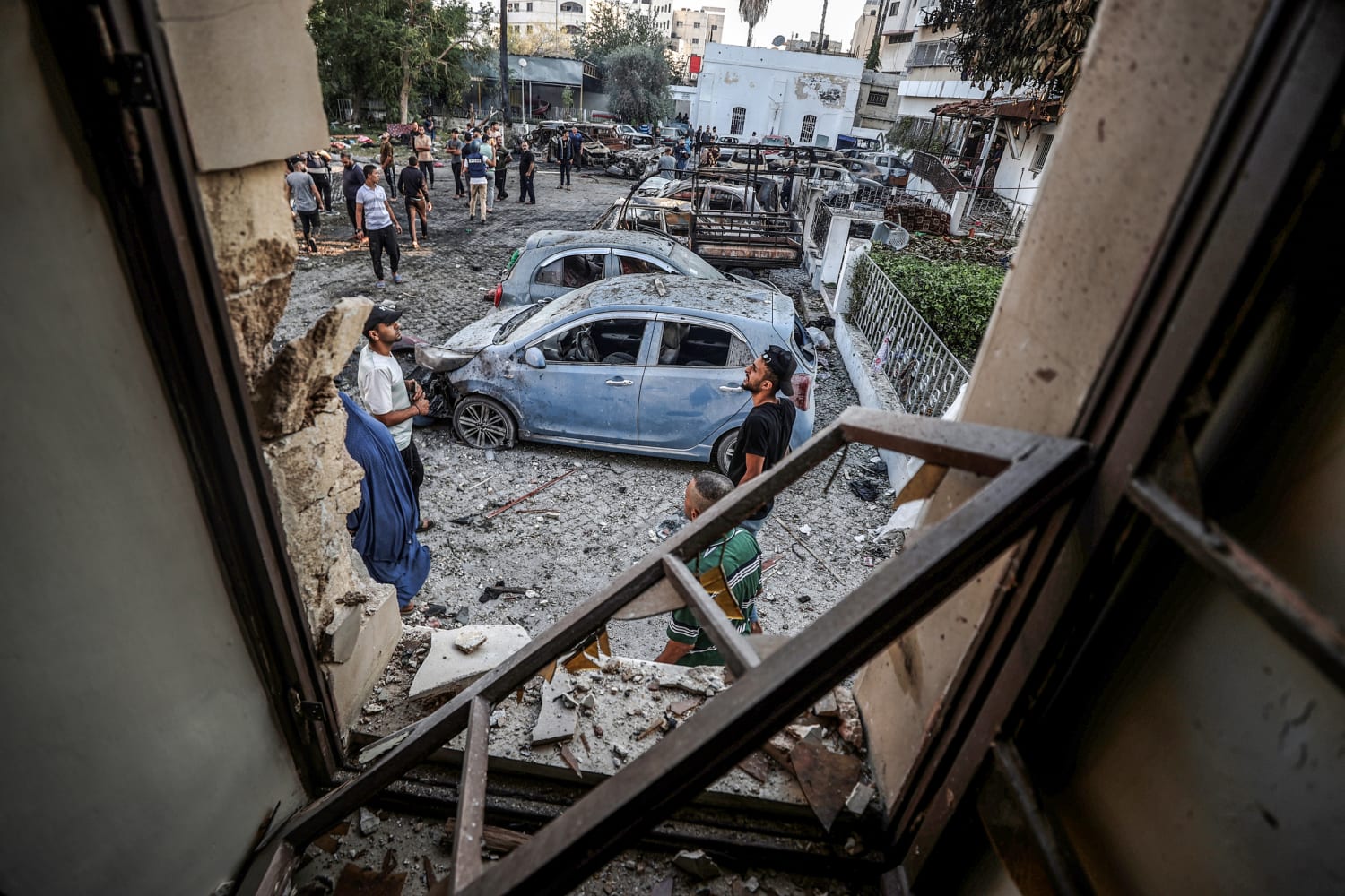 Israel-Hamas war live updates: US assessment is Israel 'not responsible'  for hospital blast