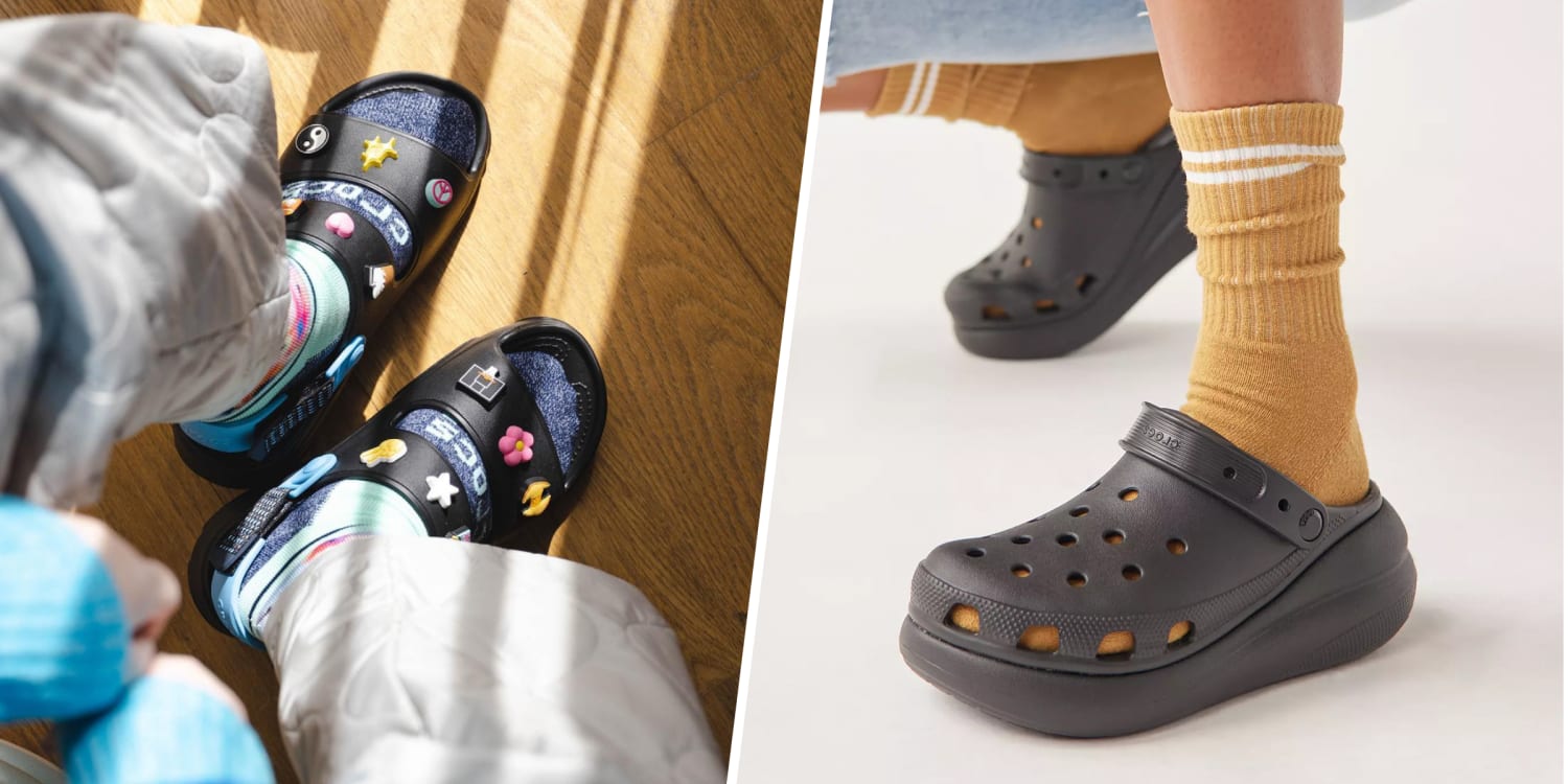This is the part where you run away…to crocs.com, Crocs