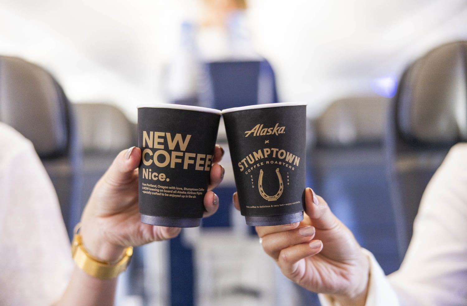 Cup, cup and away! Starbucks and Alaska Airlines are making coffee