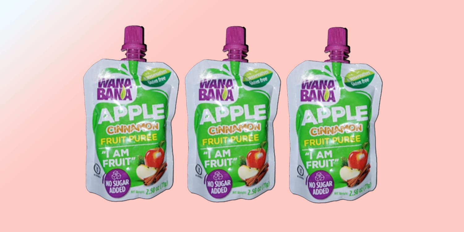 Lead found in WanaBana apple fruit pouches triggers urgent recall, FDA says