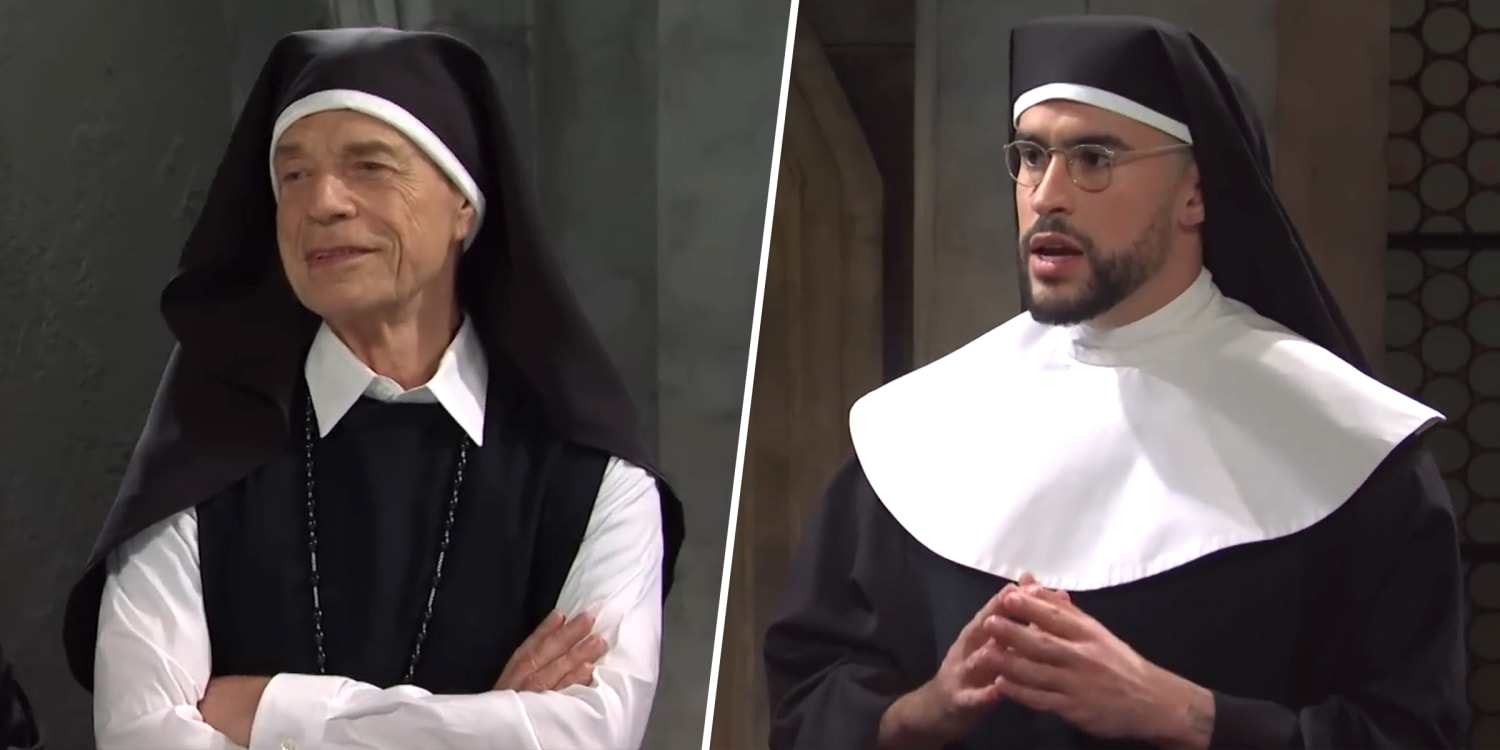 Mick Jagger, Bad Bunny Portray Nuns In 'SNL' Sketch