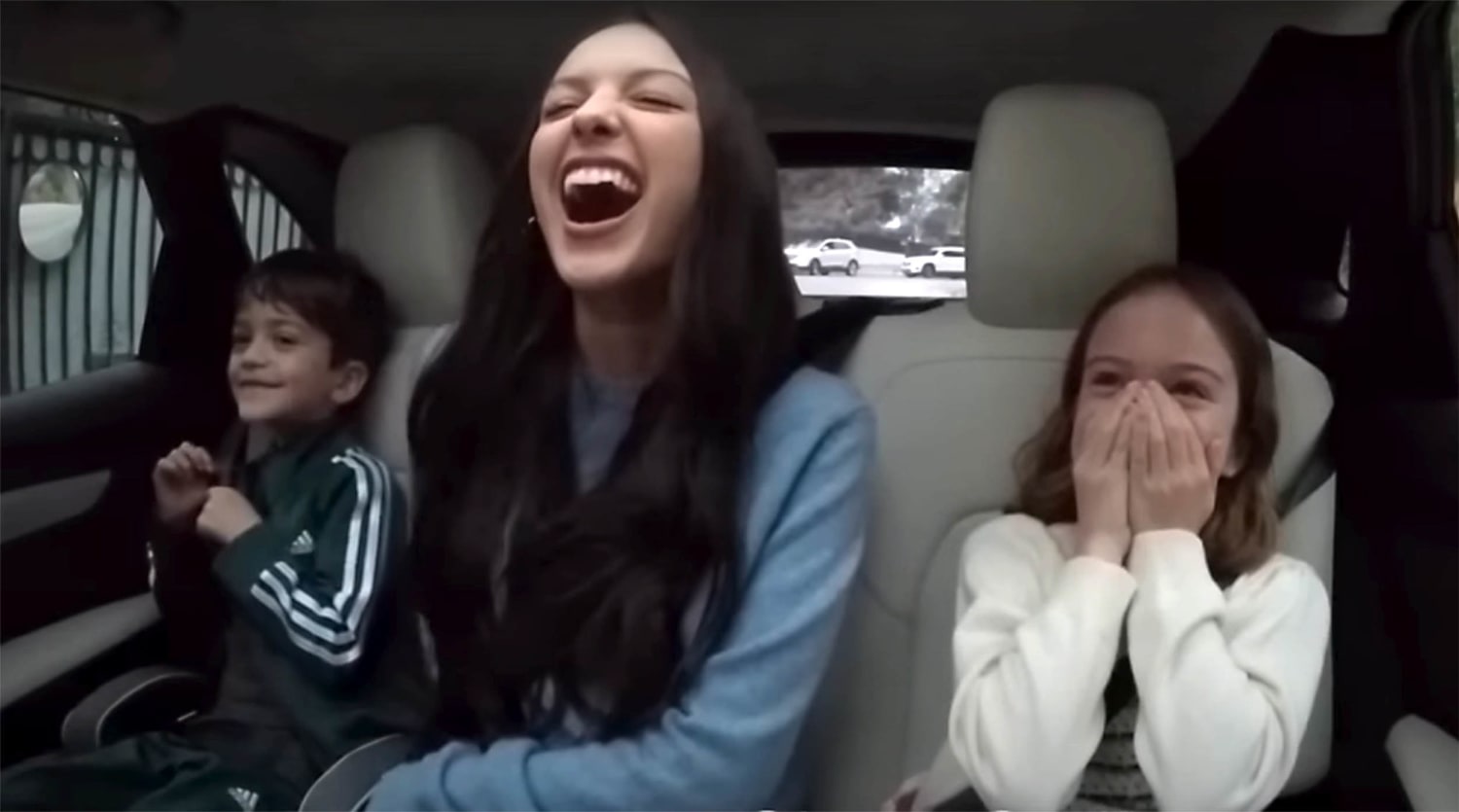 Watch Jimmy Kimmel’s kids’ unforgettable ride to school with Olivia Rodrigo