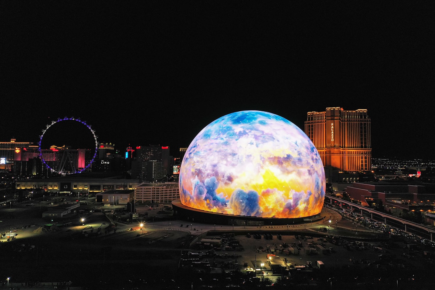 What's that giant sphere being built in Las Vegas?