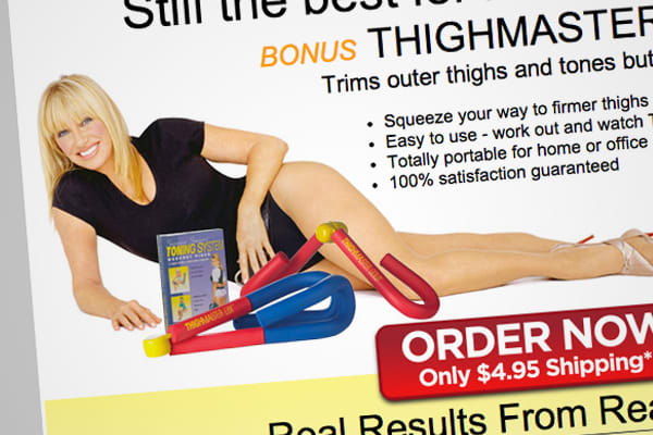 Suzanne Somers And The Thighmaster How