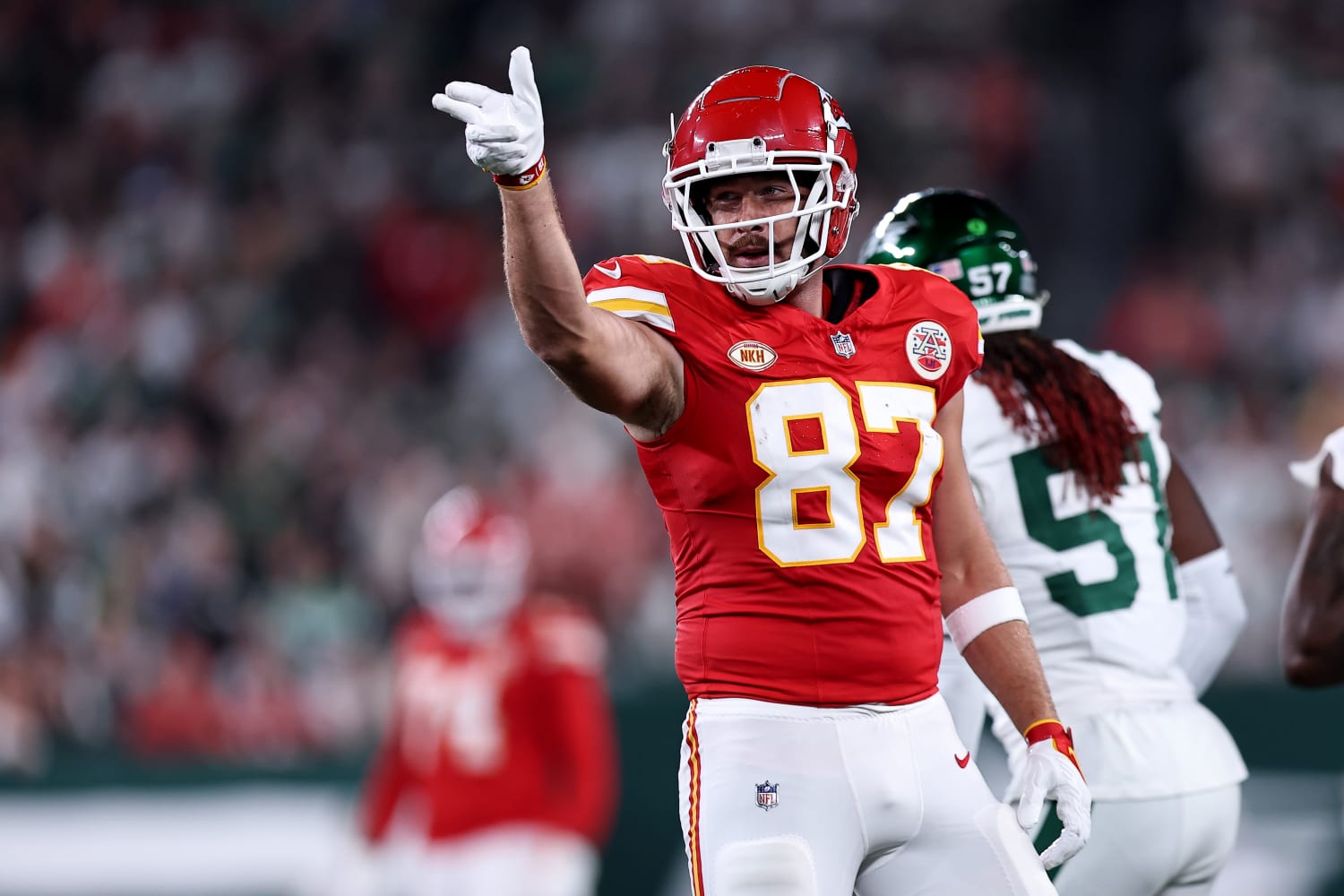 Super Bowl champion Travis Kelce  Travis kelce, Couple outfits, Game wear