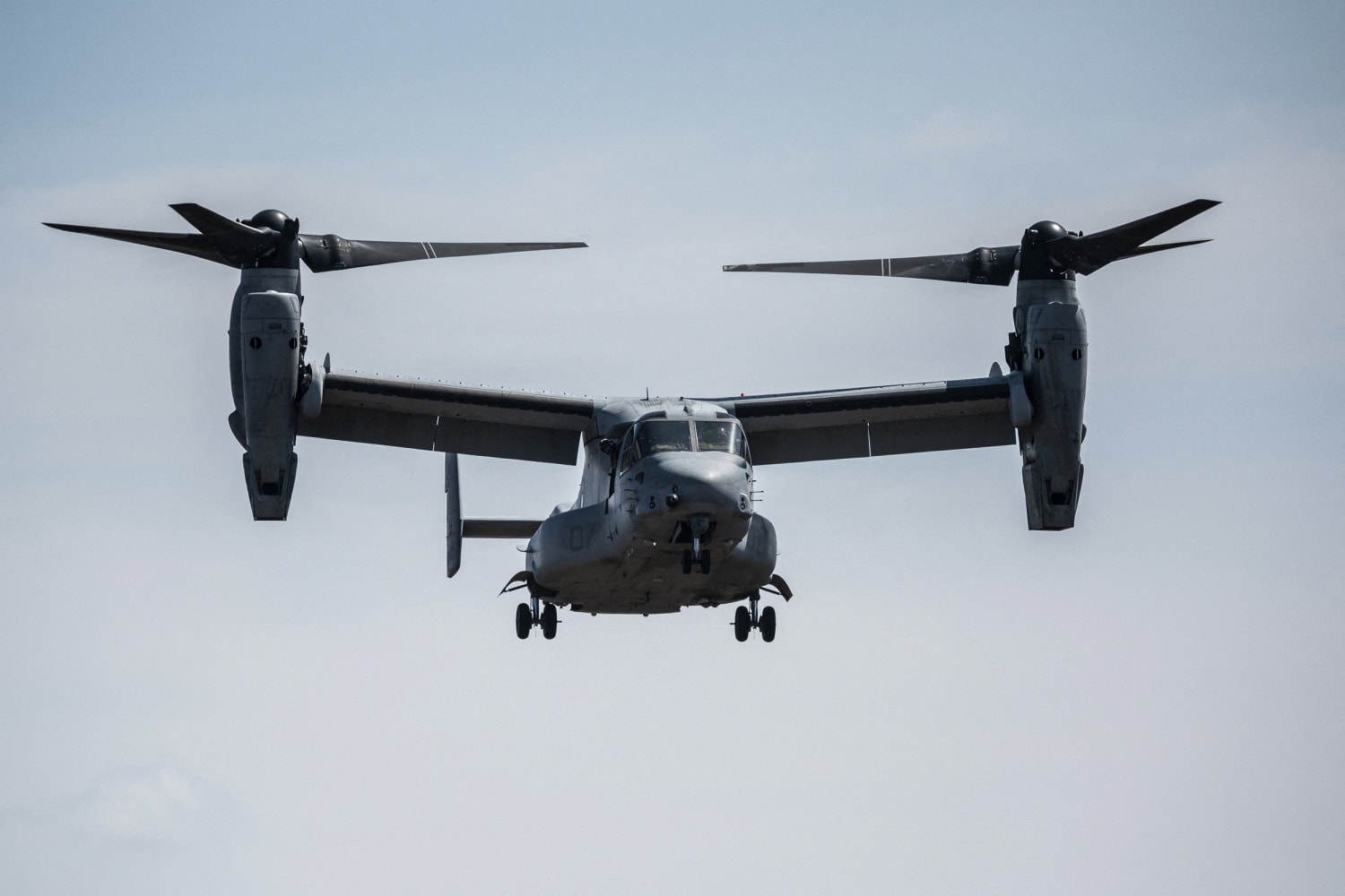 A US military Osprey plane crashed into the sea near Japan