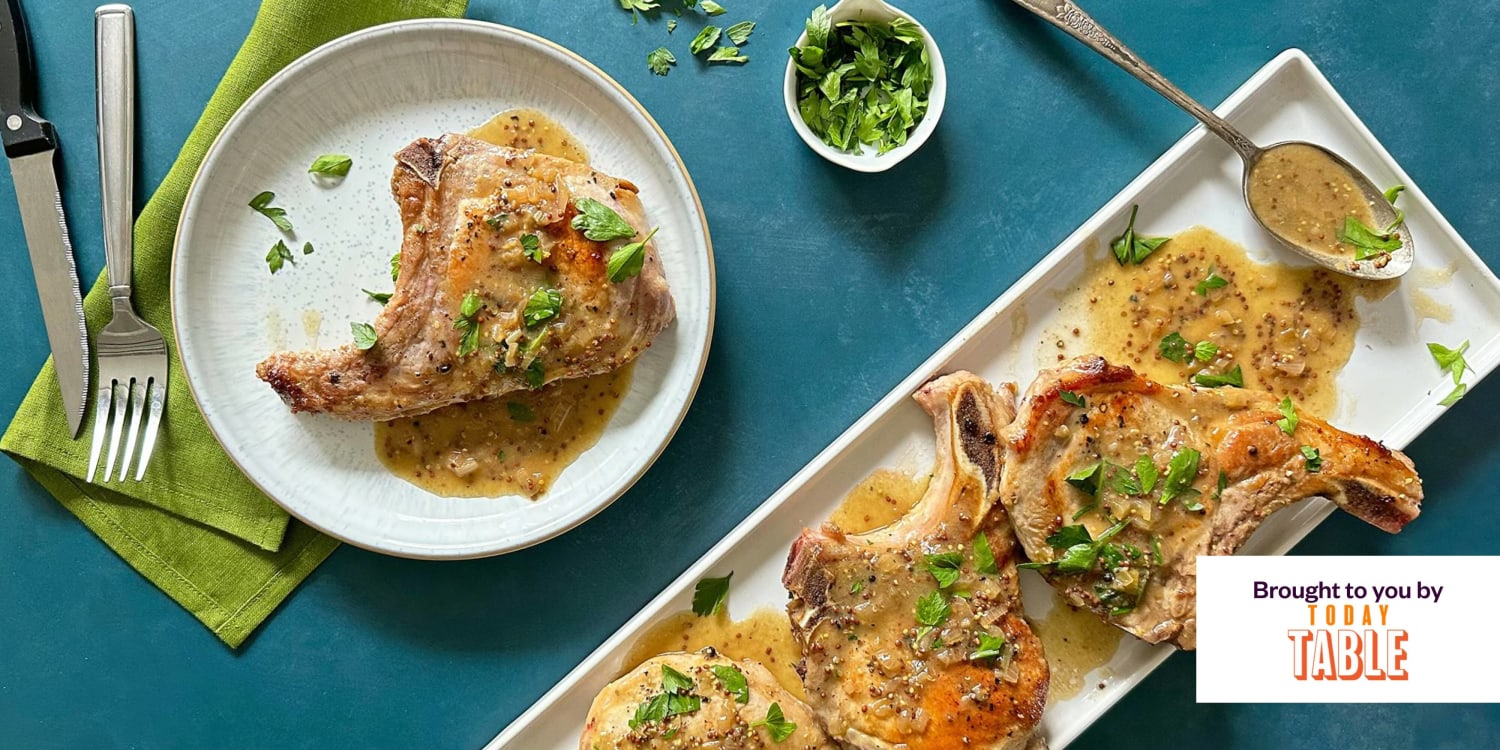 Pork chops with bourbon mustard sauce, sheet-pan gnocchi and more recipes to make this week  